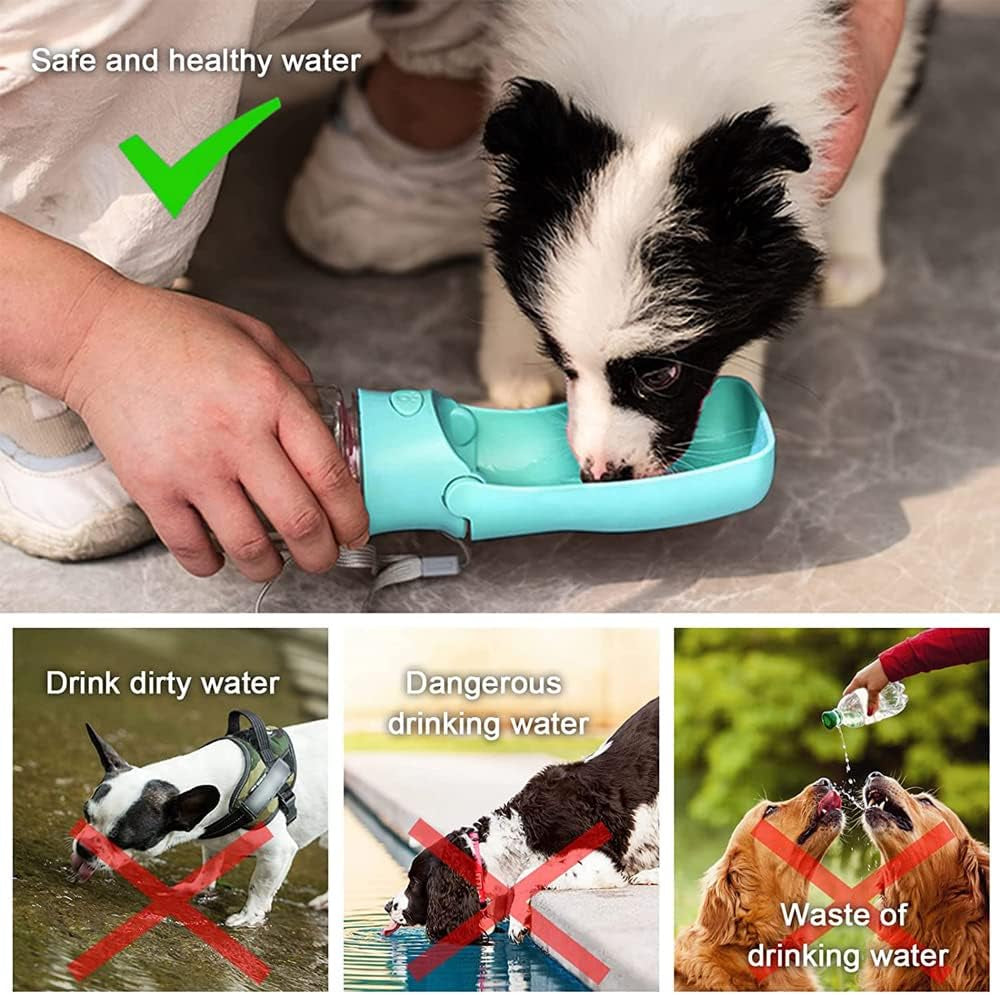 Superidag Collapsible Pet Water Bottle (12Oz)